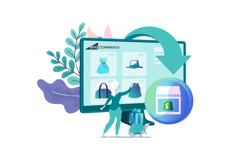 BigCommerce to Shopify Migration: 5 Easy Steps - GenovaWebArt blog article, banner image