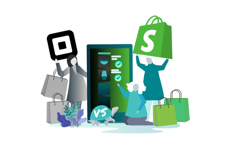 Square vs Shopify: Which Platform is Best for Your Business? - GenovaWebArt blog article, banner image