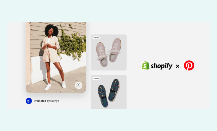 An Example of Shoppable Ads on Pinterest, illustration for Drive Traffic to Shopify blog article