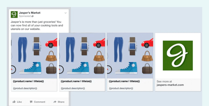 Shopify Facebook Ads Campaign Example, illustration for Drive Traffic to Shopify blog article