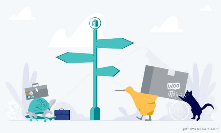 Choosing Shopify as new Platform for Eccomenrce site, illustration for Migration to Shopify blog article