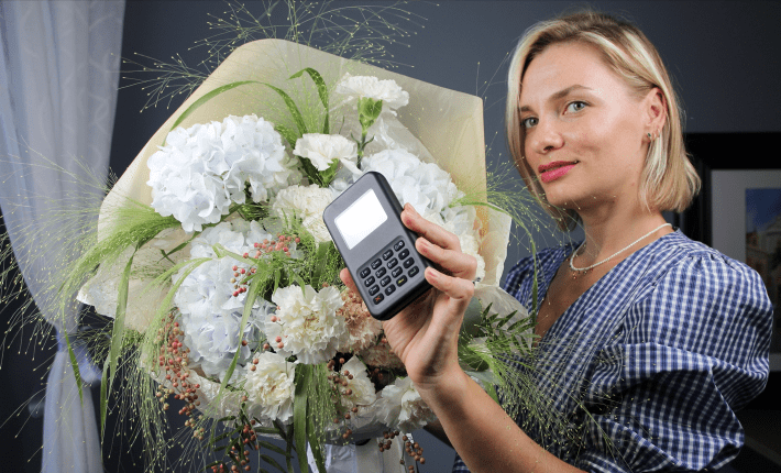 Shopify Store owner with Shopify POS, Flower Jam, Italy, Photo for Blog Article - Shopify POS System