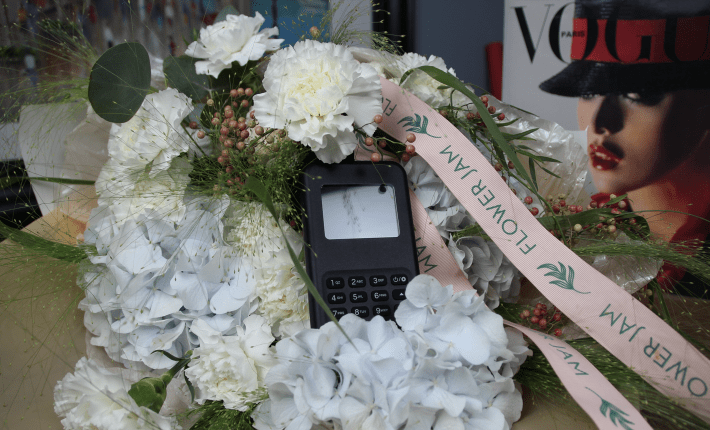 Simple Bouquet with Shopify POS, Flower Jam, Italy, Photo for Blog Article - Shopify POS System