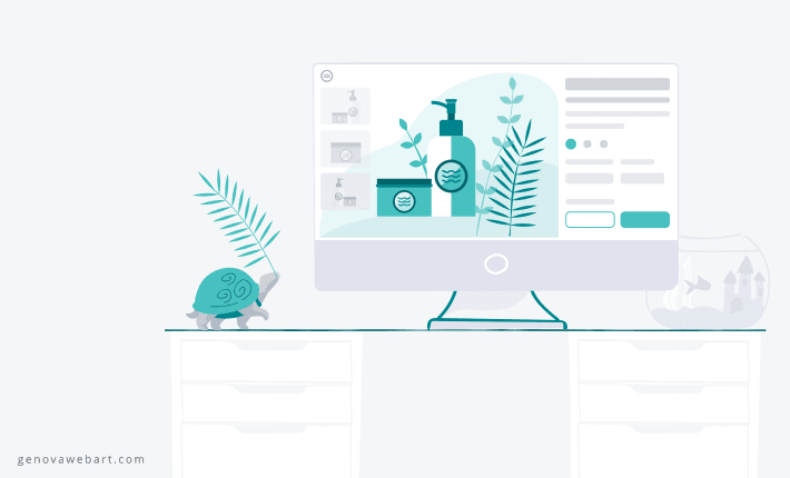 How to Organize a Product Page on Shopify: an Ultimate Guide - GenovaWebArt blog article, main image