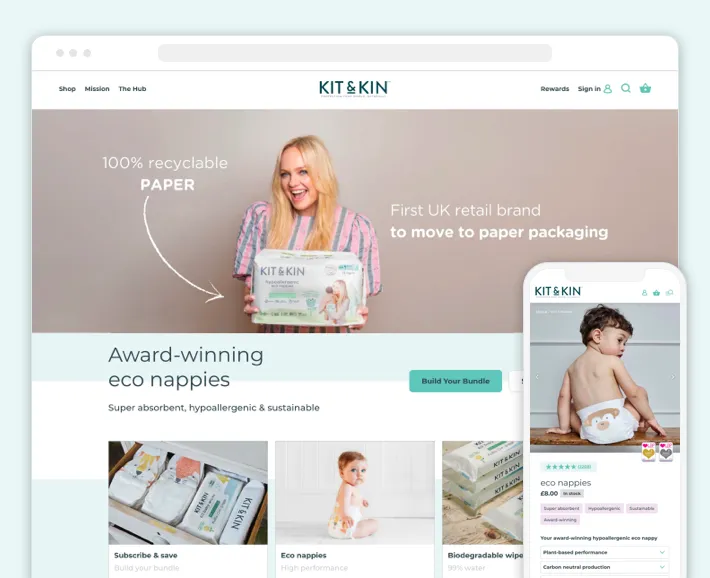 Kit and Kin online store replatforming services delivered by GenovaWebArt, Screenshot for Blog Article - eCommerce Replatforming Checklist Kit and Kin online store replatforming services delivered by GenovaWebArt, Screenshot for Blog Article - eCommerce Replatforming Checklist