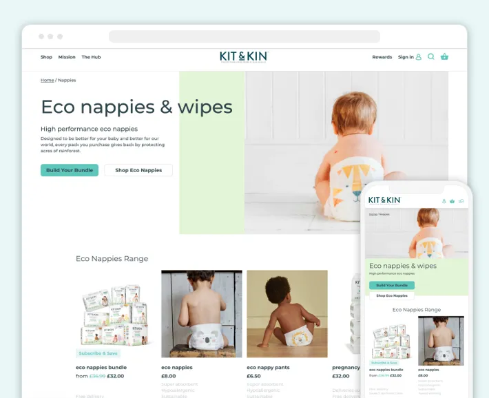 Kit and Kin store, migrated risk-free and efficiently by GenovaWebArt, Screenshot for Blog Article - Minimize Shopify Migration Risks Kit and Kin store, migrated risk-free and efficiently by GenovaWebArt, Screenshot for Blog Article - Minimize Shopify Migration Risks