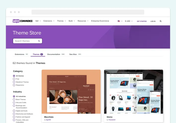 WooCommerce theme store, Screenshot for Blog Article - Shopify vs WooCommerce
