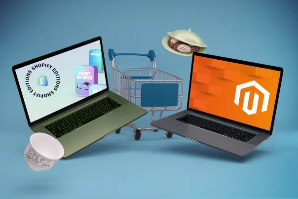 How Can GenovaWebArt Help with Magento to Shopify Migration, GenovaWebArt agency illustration