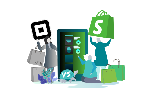 Square vs Shopify: Which Platform is Best for Your Business? - GenovaWebArt blog article, banner image